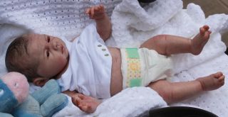 Beautiful Reborn Newborn Baby Boy Doll Lovelyn Sam's Reborn Nursery
