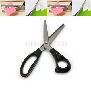 Fabric Decorative Edge Pinking Shears Tailor Stainless Triangle Cut Scissors