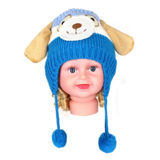 1pcs Popular Lovely Dog Baby Cap Boys Girls Winter for Children to Keep Warm Hat