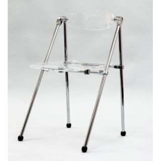 Modern Clear Acrylic Folding Chair Clear Dining Chair