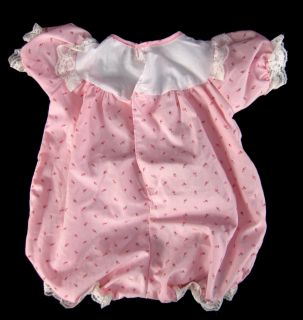 Baby Doll Clothes Outfit Onesie Original for Tonka Hush Little Baby Pink 18"