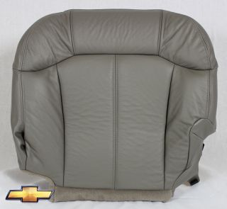 2002 Chevy 2500HD 2500 HD SLT 4x4 Diesel Driver Bottom Leather Seat Cover Gray