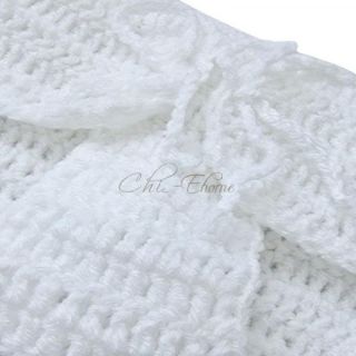 4pcs Newborn Baby Girls Knit Hand Crochet Minnie Mouse Costume Outfits Sz 0 12M