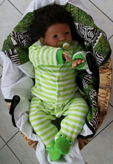 AA African American Biracial Baby Boy 9 Months Donté