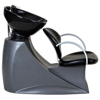 New Sturdy Black Salon Shampoo Chair Bowl Unit Su 25B