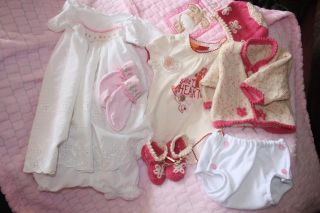 Teenyweenycreations Presents "Madeline" Reborn Baby Doll OOAK Smocked Dress