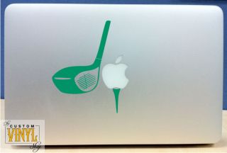 Golf Club Vinyl MacBook Laptop Decal Sticker