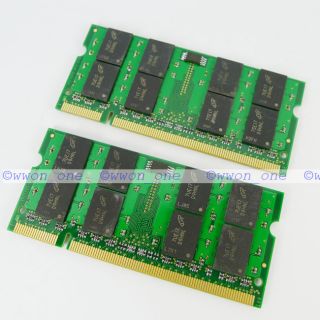 New 4GB Kit 2x2GB PC2 5300 DDR2 667 Non ECC 200pin SODIMM Laptop Memory