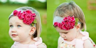 1pc New Girl Kid Child Baby Flower Headband Headwrap Hairband Hair Bow