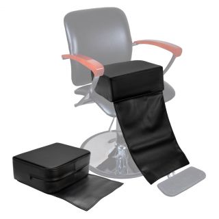 2 Childrens Salon Booster Seat Barber Hair Styling Chair Kid Spa Durable Black