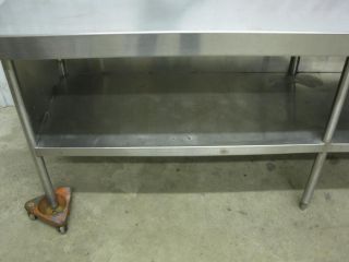 94" x 30" Heavy Duty Stainless Steel Cabinet Work Prep Table 8'