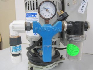 Turbine Industries Dental Suction Vacuum Pump Model WA01C 1 HP