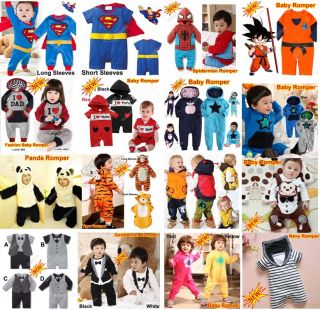 Superman Baby Kid Toddler Onesie Bodysuit Romper Jumpsuit Outfit Cloth One Piece
