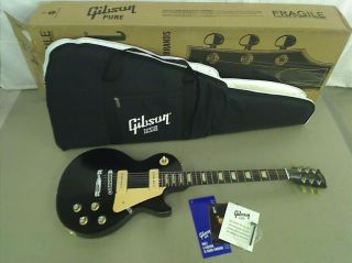 Gibson Les Paul Studio 60s Tribute Electric Guitar Worn Satin Ebony