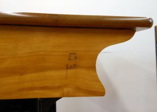 Antique School Desk and Chair Adjustable Metal Legs Wood Top Kenney Wolkins
