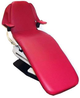 Healthco Celebrity Dental Chair Patient Exam Opthalmology Electric Power Red