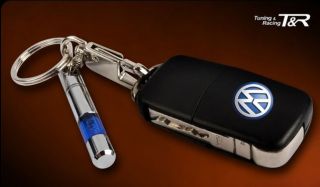 Dynamic Anti Static Eleltrocity Key Holder Chain Blue Light for Car Truck SUV