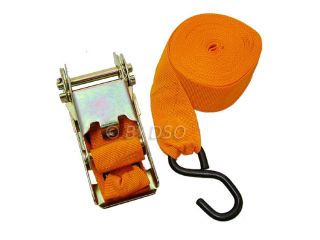 Ratchet Tie Down Strap 2 inch x 25 ft 7 5M Trailer Hand Truck Strong 800lb