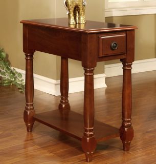 New Monclova Cherry or Black Finish Wood Night Stand Accent Side End Table