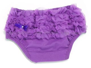 Baby Girl Lace Lacy Ruffle Diaper Covers Bloomers Pink Green Lavender Purple