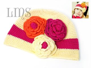 H21 New Kids Toddler Baby Girl Crochet Beanie Hat