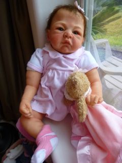 Lovely Big Chubby Reborn Baby Girl Doll Elisa Marx Tatjana