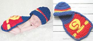 Baby Girl Boy Newborn 9M Knit Crochet Manual Cute Clothes Photo Prop Outfits