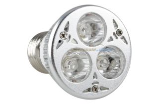 9W GU10 E27 3x3W LED Spot Light Bulb Pure White Warm White Spotlight Lamp New