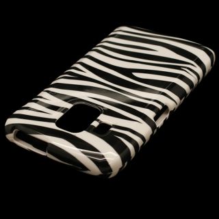 Black White Zebra Case for Pantech Perception R930L Cell Phone Hard Skin Cover