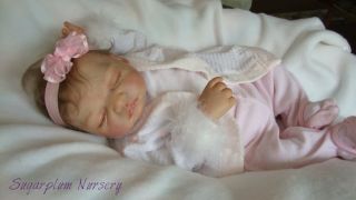 Sugarplum Nursery Reborn Realistic Lifelike Baby Girl Doll by Liz Campbell NR