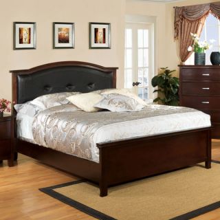 Crest View Brown Cherry Finish Bed Frame Set