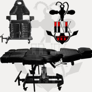 Inkbed Tattoo Client Hydraulic Chair Bed Massage Table Ink Bed Salon Equipment