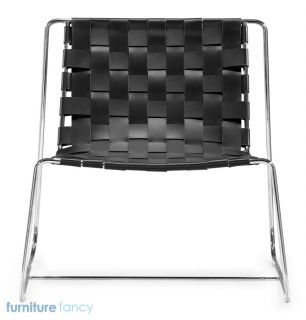 ZUO Modern Prospect Park Lounge Chair Black 500160 New