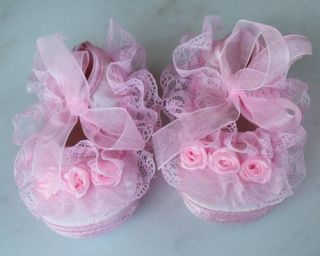 Pink Bud Silk Rose Baby Girls Warm Cotton Cloth Shoes Soft Bottom Fit 3 14 Month