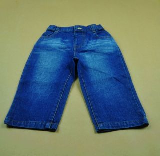 Kids Baby Girls Coat Stripe T Shirt Denim Jeans Pants 3pcs Sets Outfit 6M 5Y