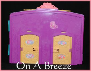 My Little Pony RARE Vintage Barn Play House Carrying Case Childs Toy Pink Purple