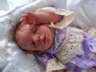 Reborn Baby Doll Biracial "Julie" Pat Moulton 407 500 Sold Out by SNB Nursery