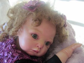 Valentine's Day Special Reborn Lifelike Baby Doll Girl Lola 20'' by Adrie Stoete