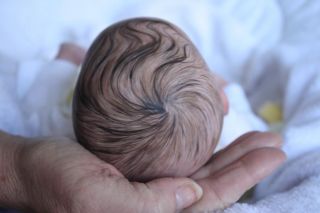 OOAK Reborn Baby Girl Newborn Ultra Realism Tummy Plate