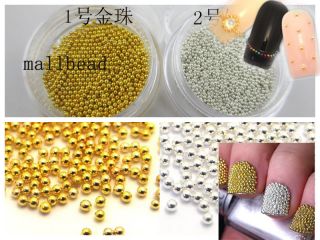 Hot Caviar Ball Beads Nail Art Metallic Tips Decoration Manicure Pedicure 0572D