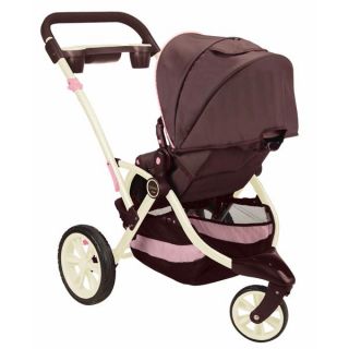 Contours Options 3 Wheel Baby Travel Stroller Pink Blush Girls