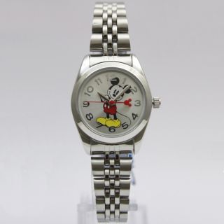 New Cartoon Round Case Disney Mickey Mouse MCK807 Women's Quartz Wrist Watch