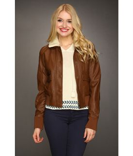 Members Only Faux Leather Bomber Jacket $67.99 ( 20% off MSRP $85.00)