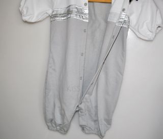 E1530 Boys Baby Formal Suit Romper Jumpsuit Vest 2pcs Gentleman Clothes 0 24M