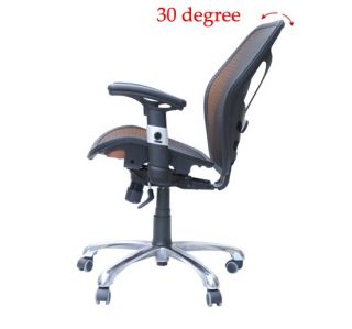 Frugah Orange Deluxe Mesh Ergonomic Office Chair Seat Desk Computer Task Chairs