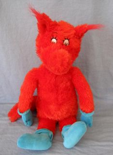 Red Fox in Socks Dr Seuss Stuffed Plush Animal Kohls Cares for Kids