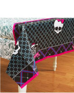 PD28 Monster High Birthday Party Supplies Table Cloth Cover 137cm x 244 Cm