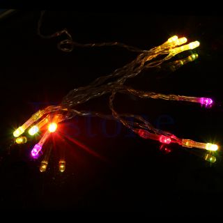 10 20 30 LED AA Battery Power Christmas Wedding Party String Fairy Light Lamp