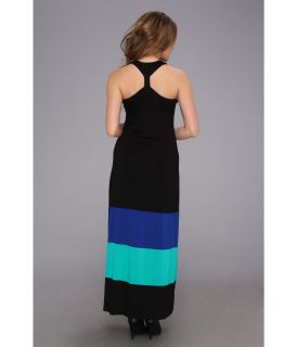 Calvin Klein T Back Color Block Maxi Dress