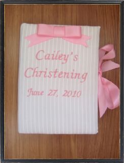 Personalized Baby Christening Baptism Photo Album Gift
